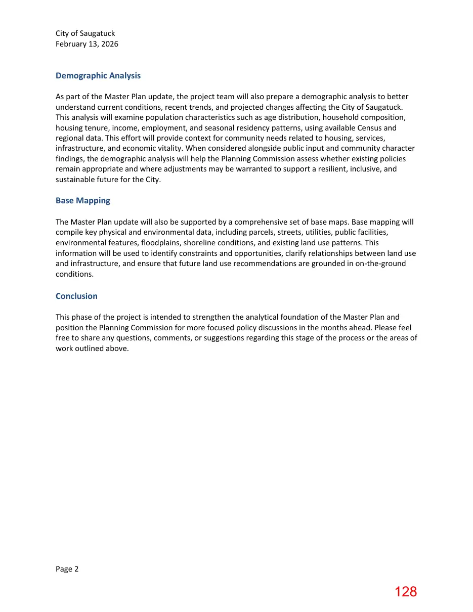 Page 128 of the packet; its text follows