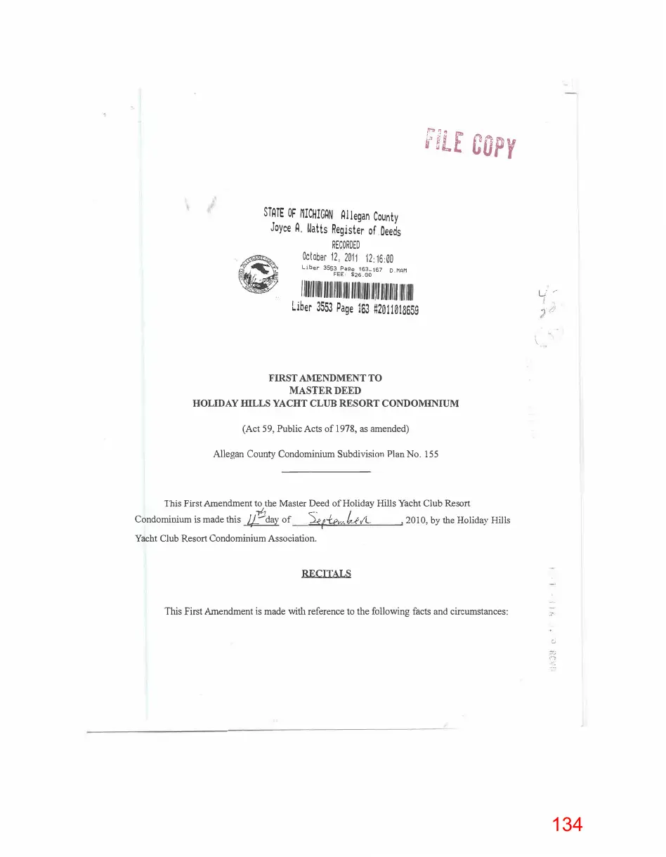Page 134 of the packet; its text follows