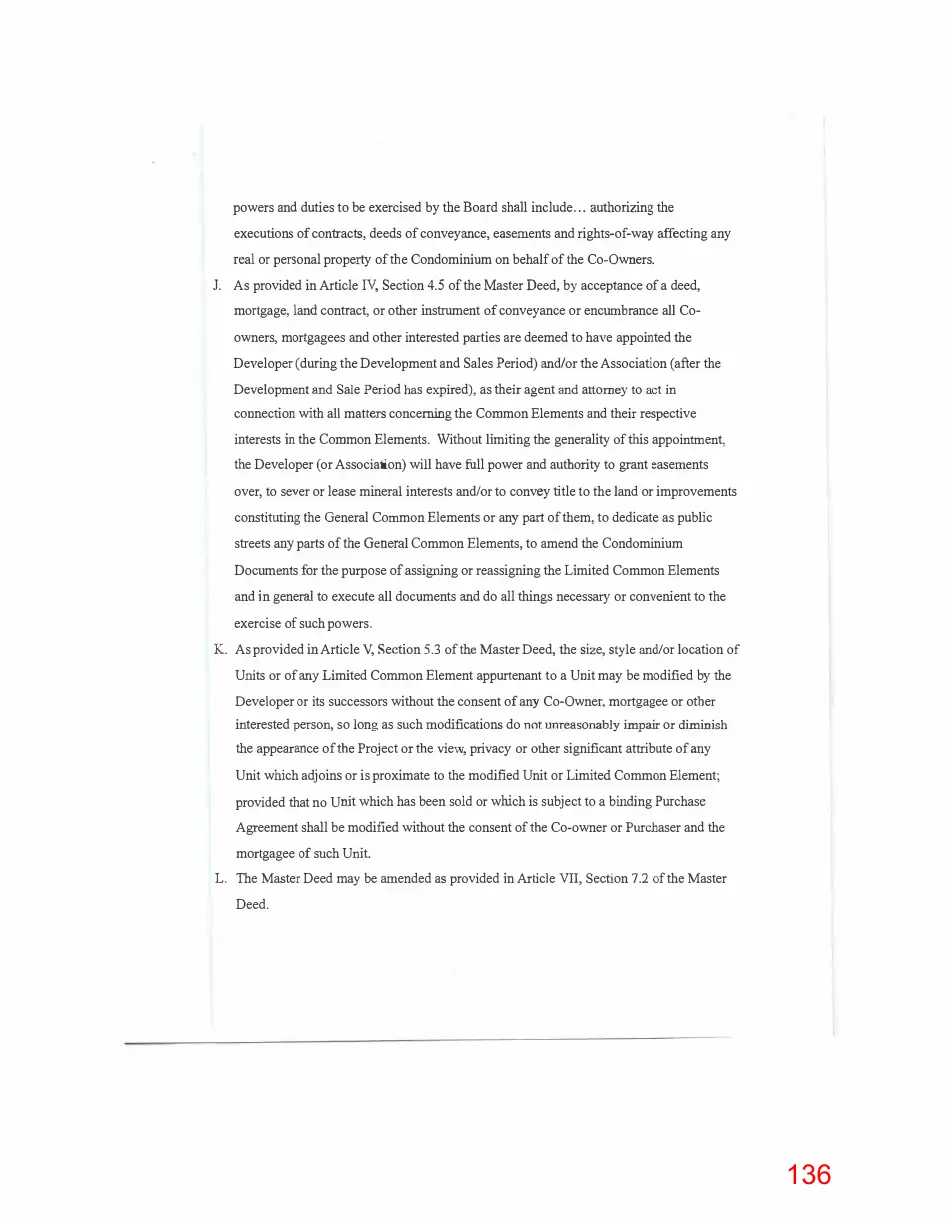 Page 136 of the packet; its text follows
