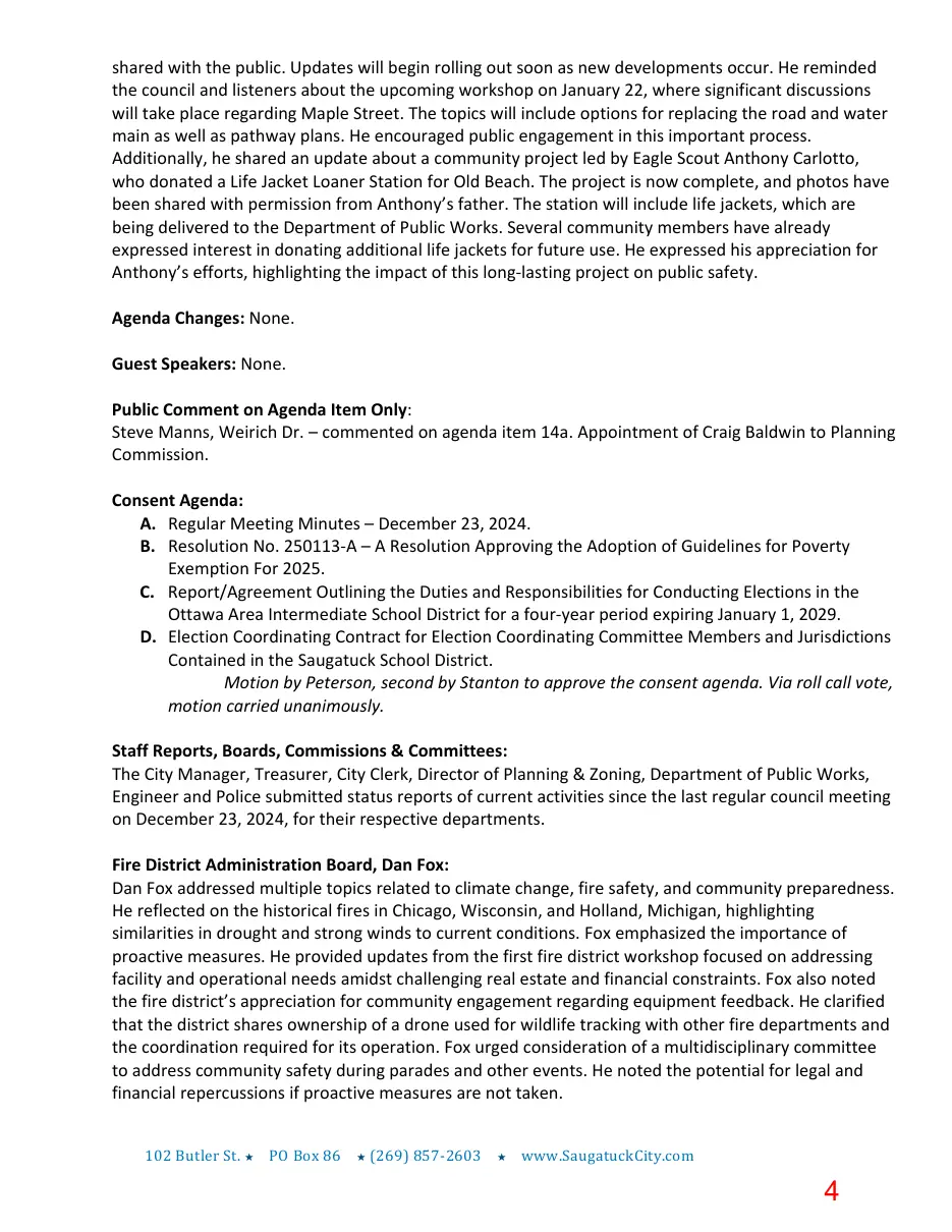 Page 4 of the packet; its text follows