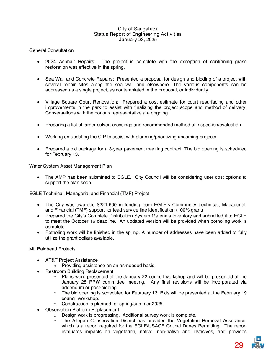Page 29 of the packet; its text follows