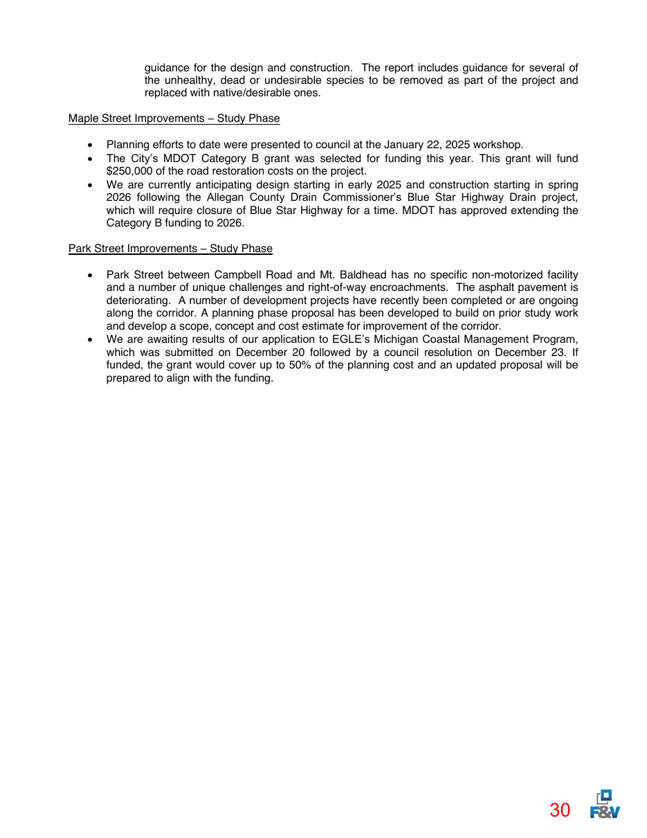 Page 30 of the packet; its text follows