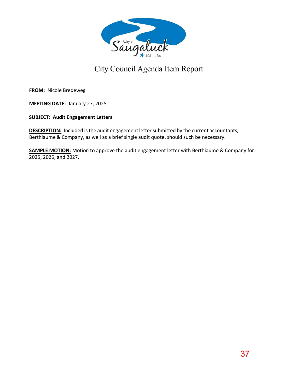 Page 37 of the packet; its text follows