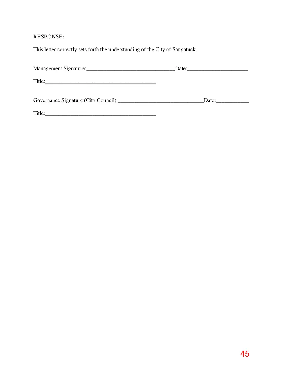 Page 45 of the packet; its text follows