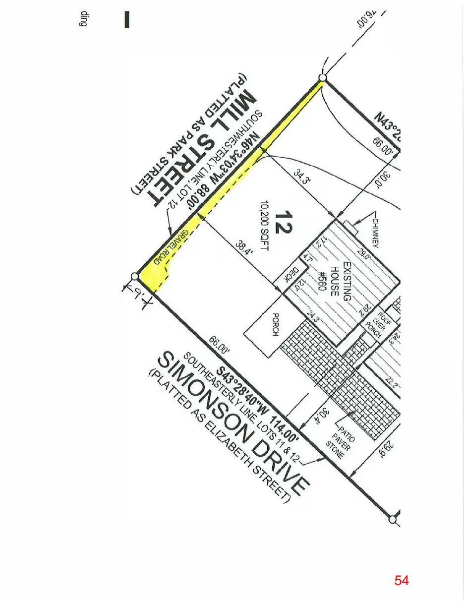 Page 54 of the packet, a scanned page
