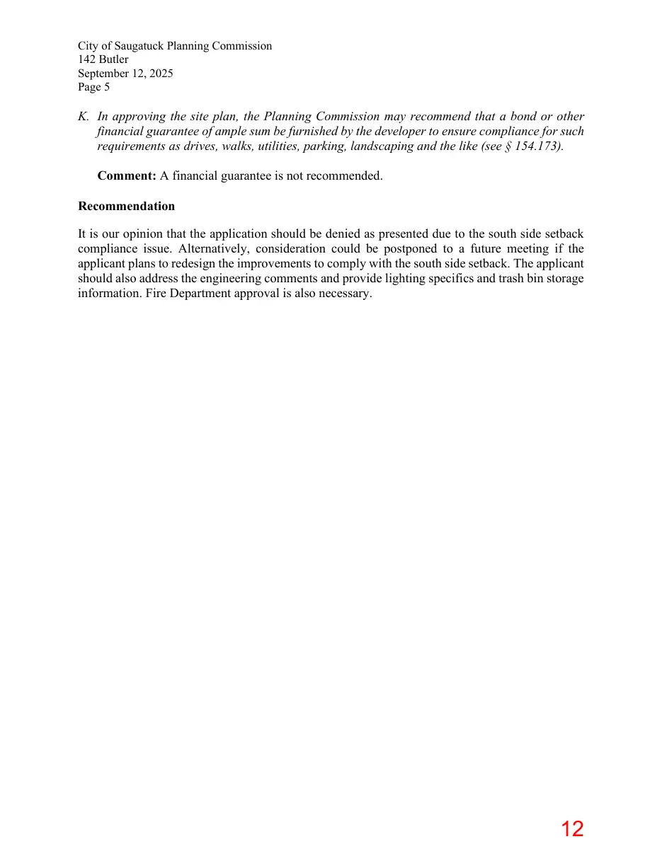 Page 12 of the packet; its text follows