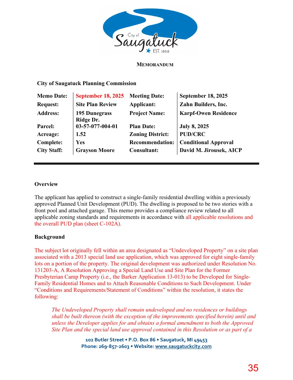 Page 35 of the packet; its text follows
