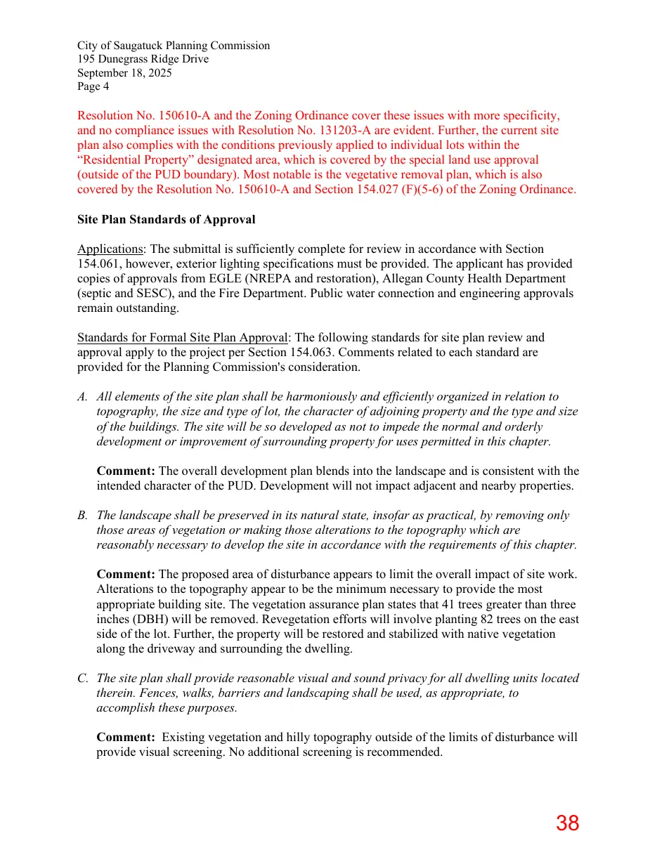 Page 38 of the packet; its text follows