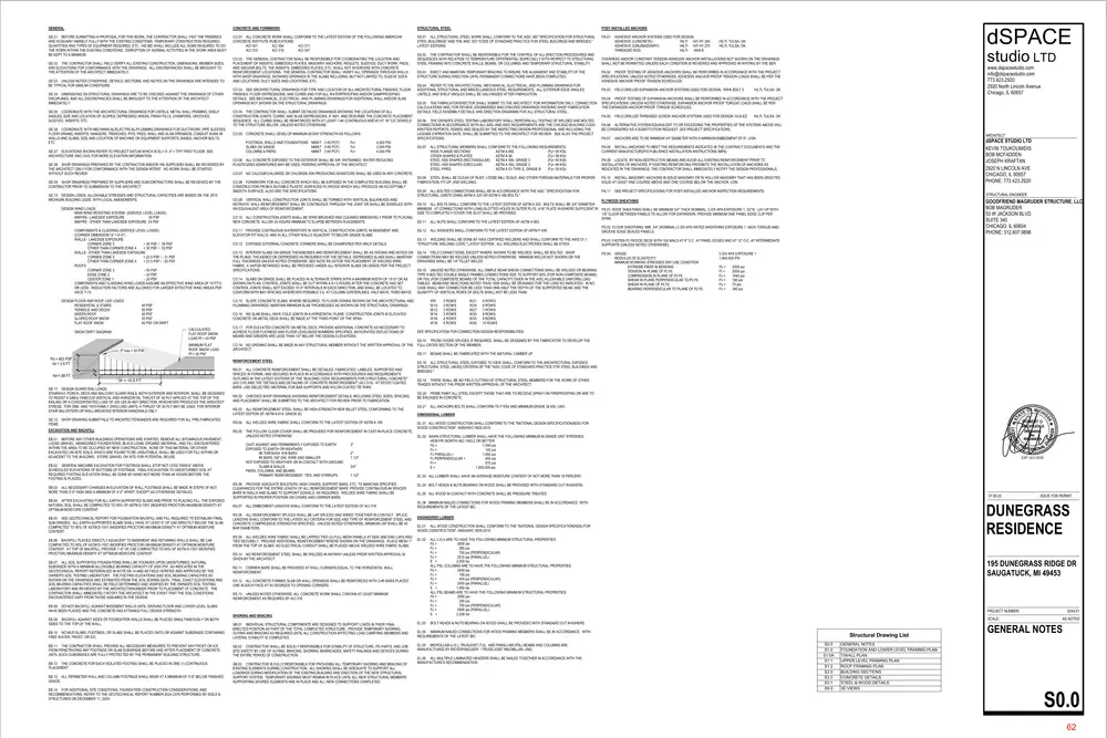 Page 62 of the packet; its text follows