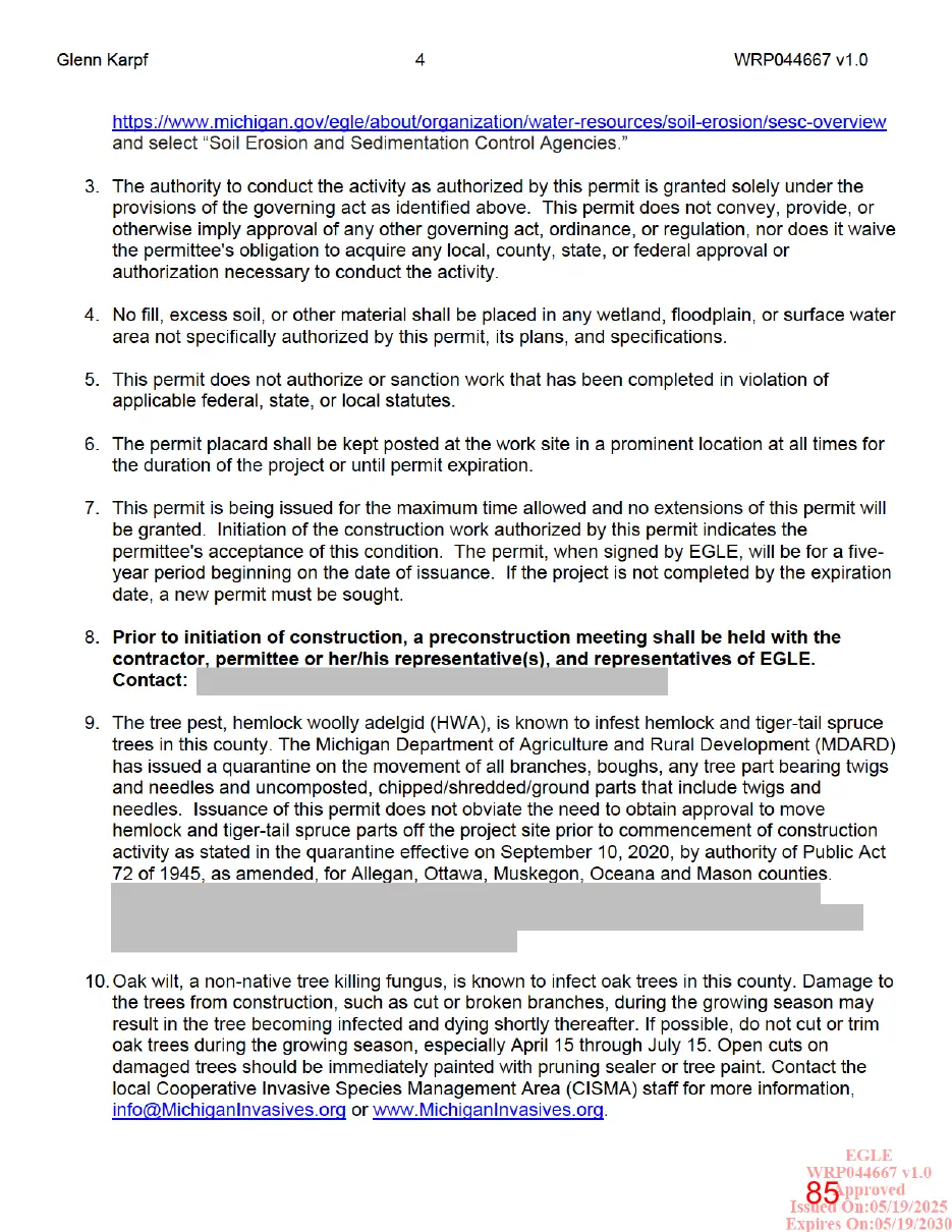 Page 85 of the packet, a scanned page