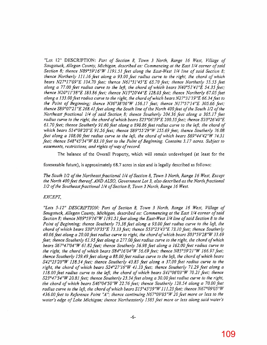 Page 109 of the packet; its text follows