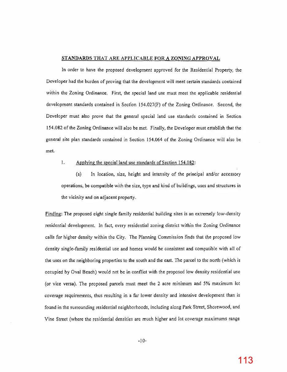 Page 113 of the packet; its text follows