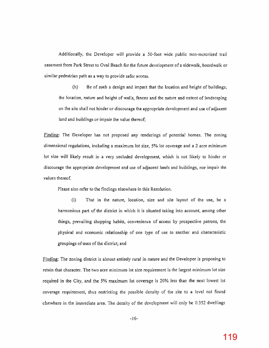 Page 119 of the packet; its text follows