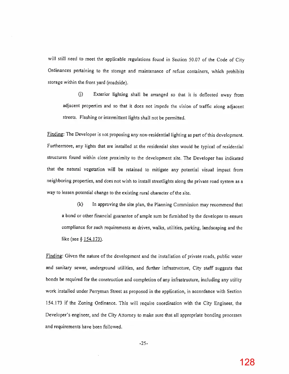 Page 128 of the packet; its text follows