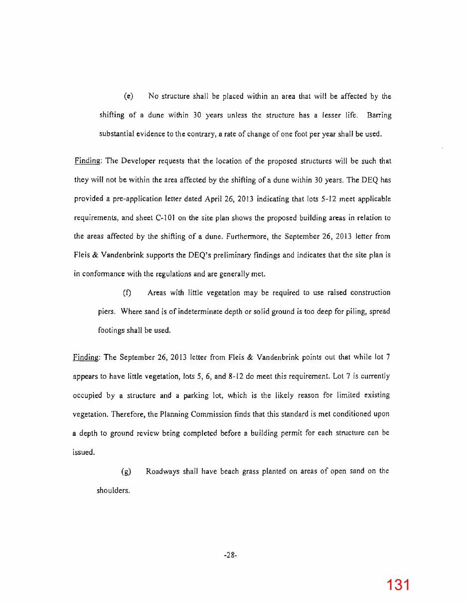 Page 131 of the packet; its text follows