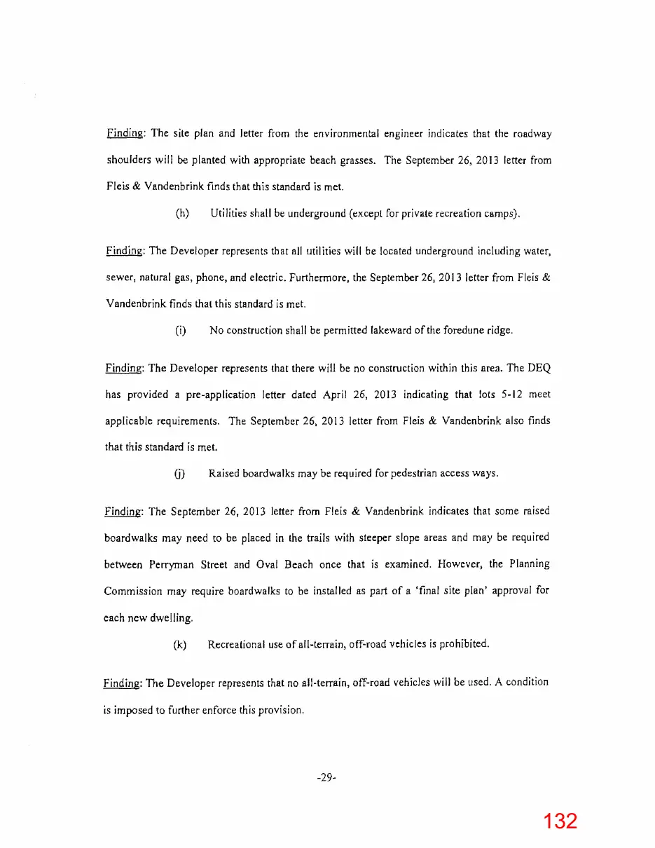 Page 132 of the packet; its text follows