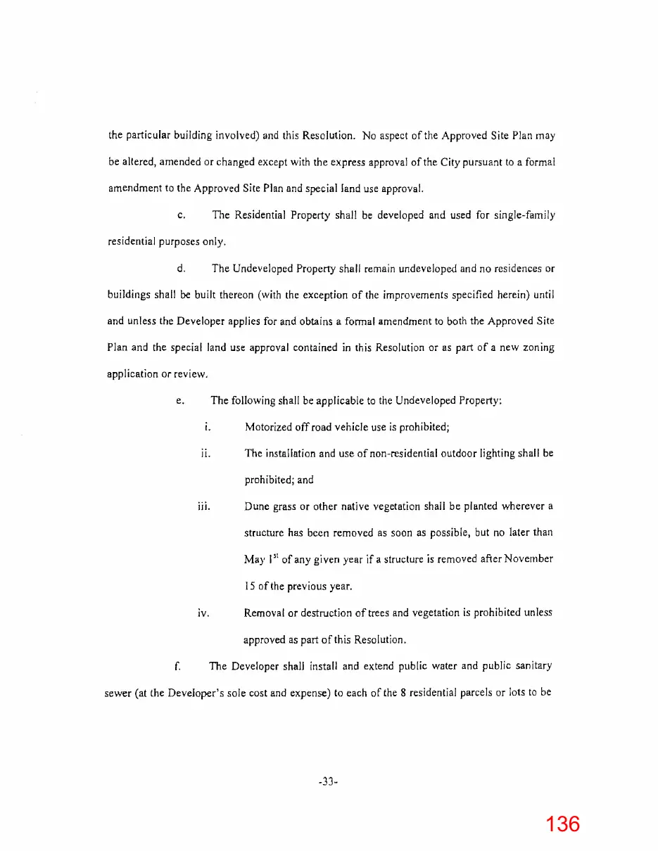 Page 136 of the packet; its text follows