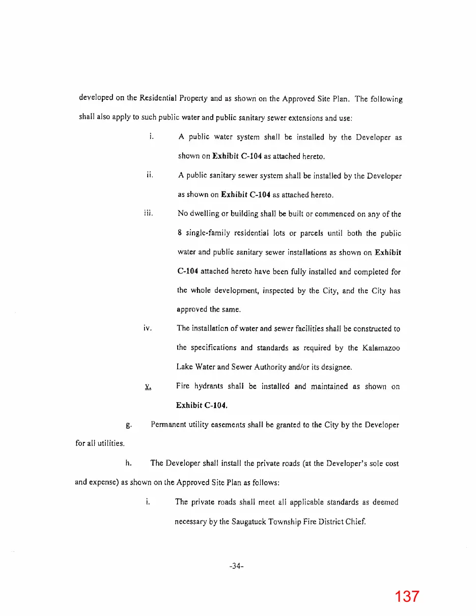Page 137 of the packet; its text follows