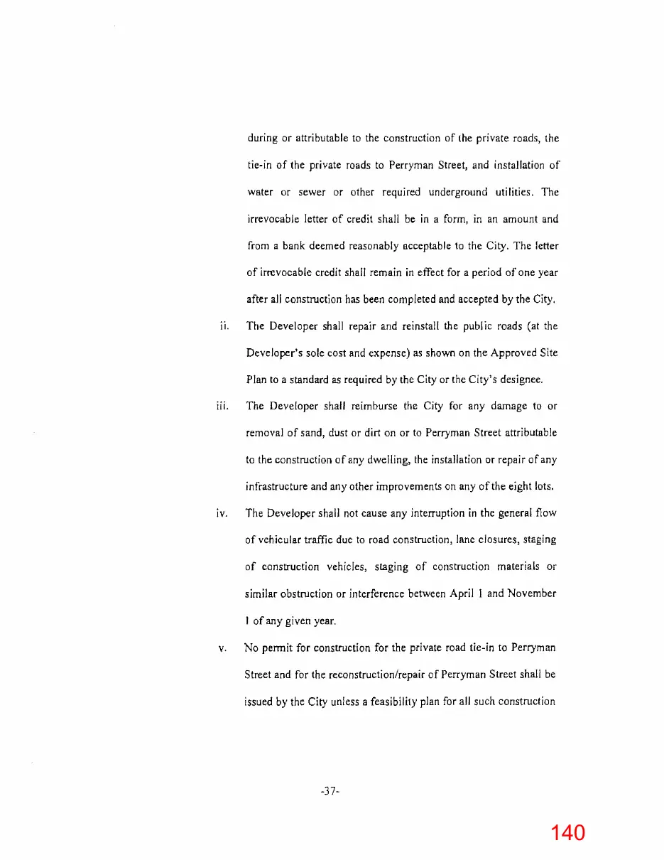 Page 140 of the packet; its text follows