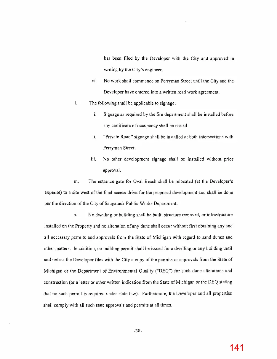 Page 141 of the packet; its text follows