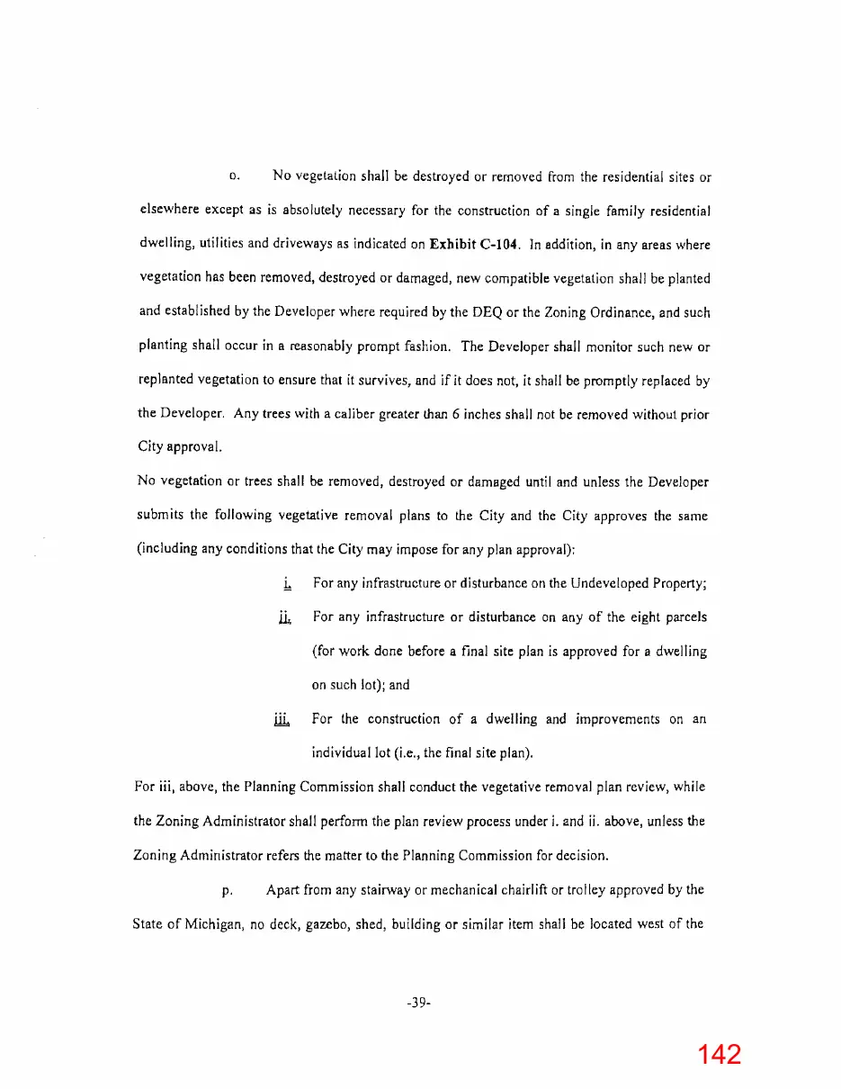 Page 142 of the packet; its text follows