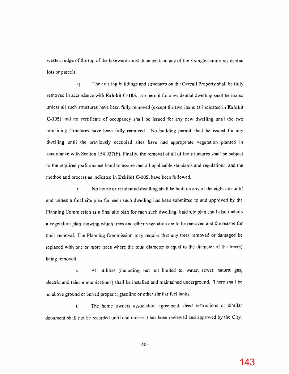 Page 143 of the packet; its text follows
