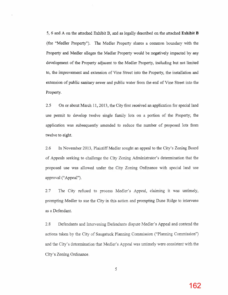 Page 162 of the packet; its text follows