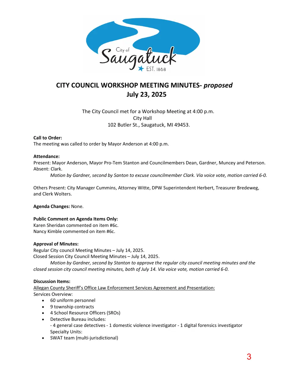 Page 3 of the packet; its text follows