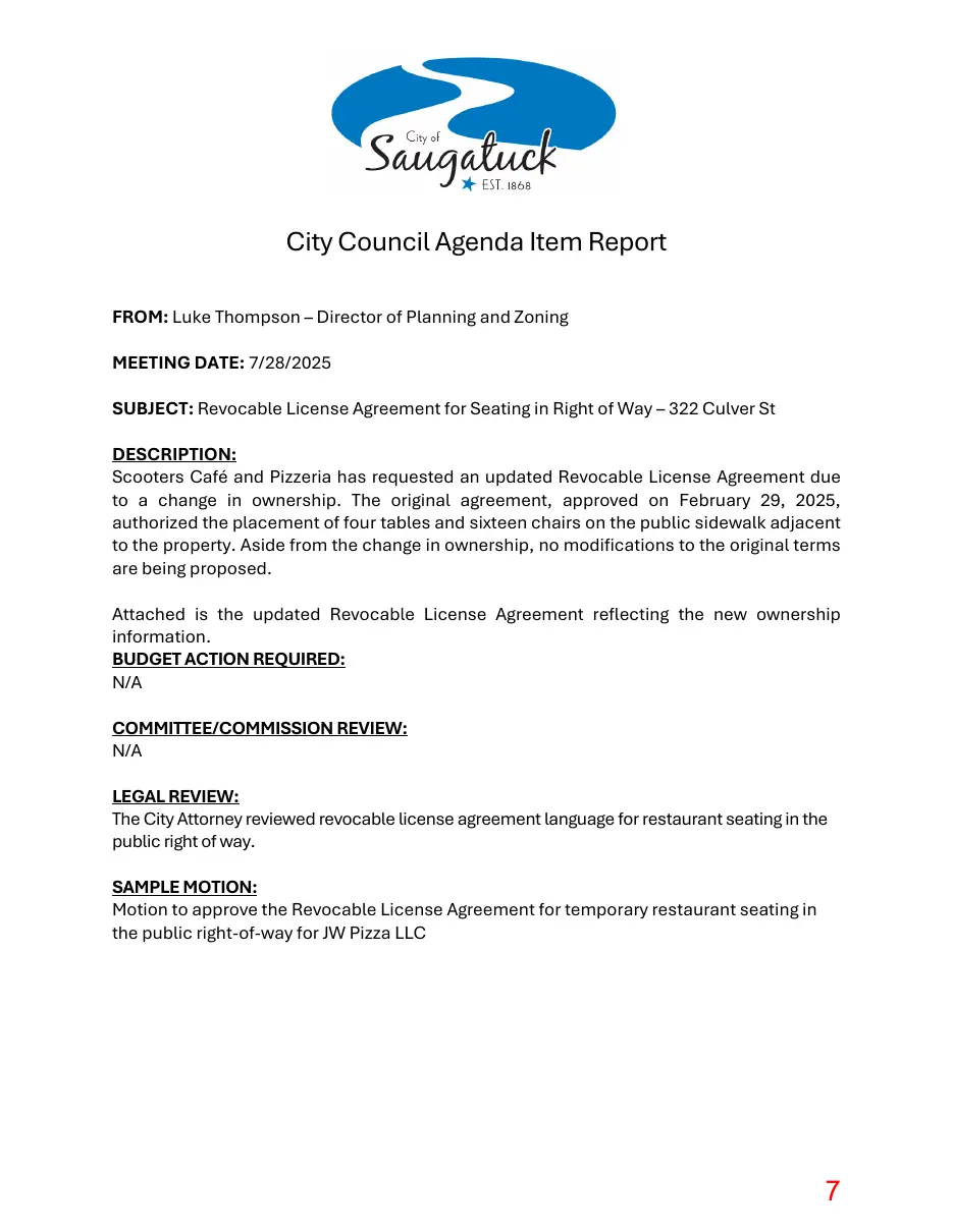 Page 7 of the packet; its text follows
