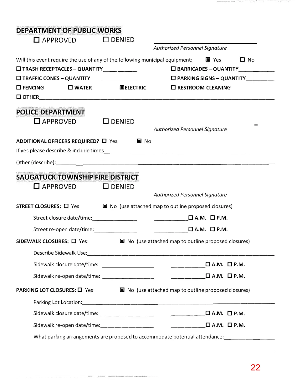 Page 22 of the packet; its text follows