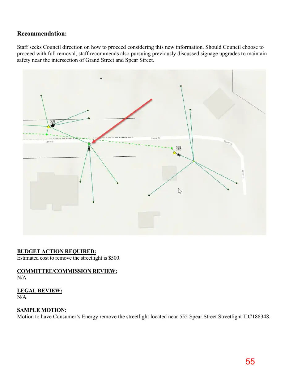 Page 55 of the packet; its text follows