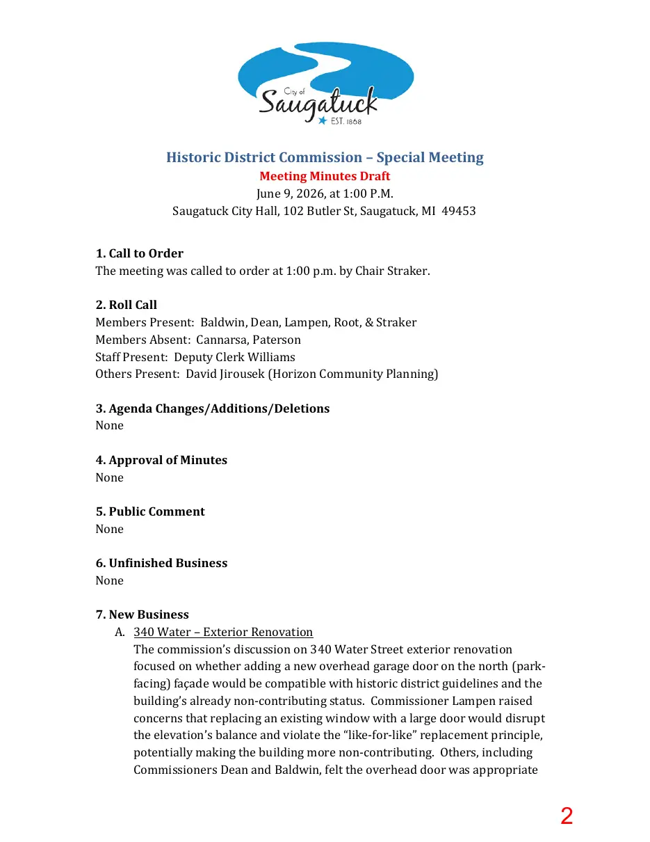 Page 2 of the packet; its text follows