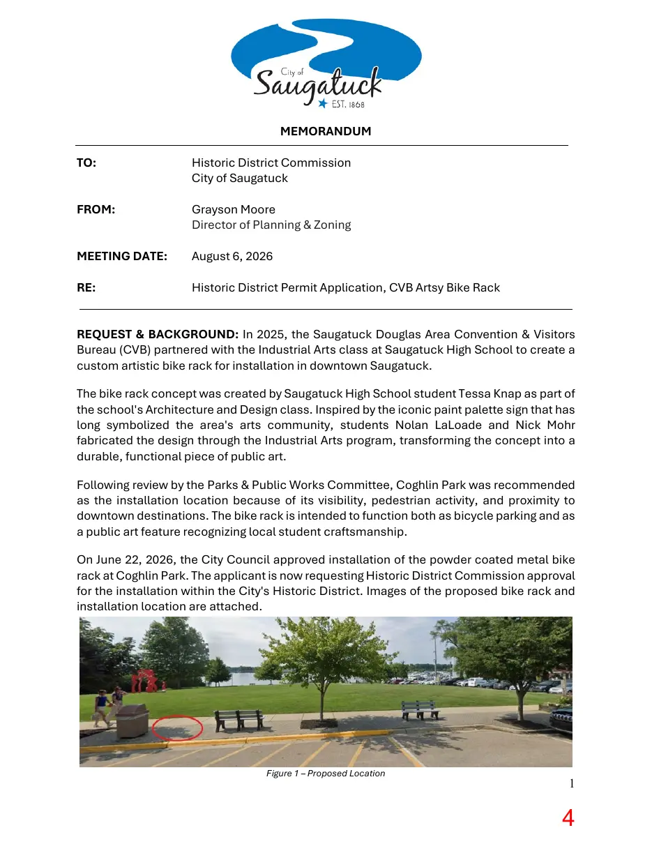 Page 4 of the packet; its text follows