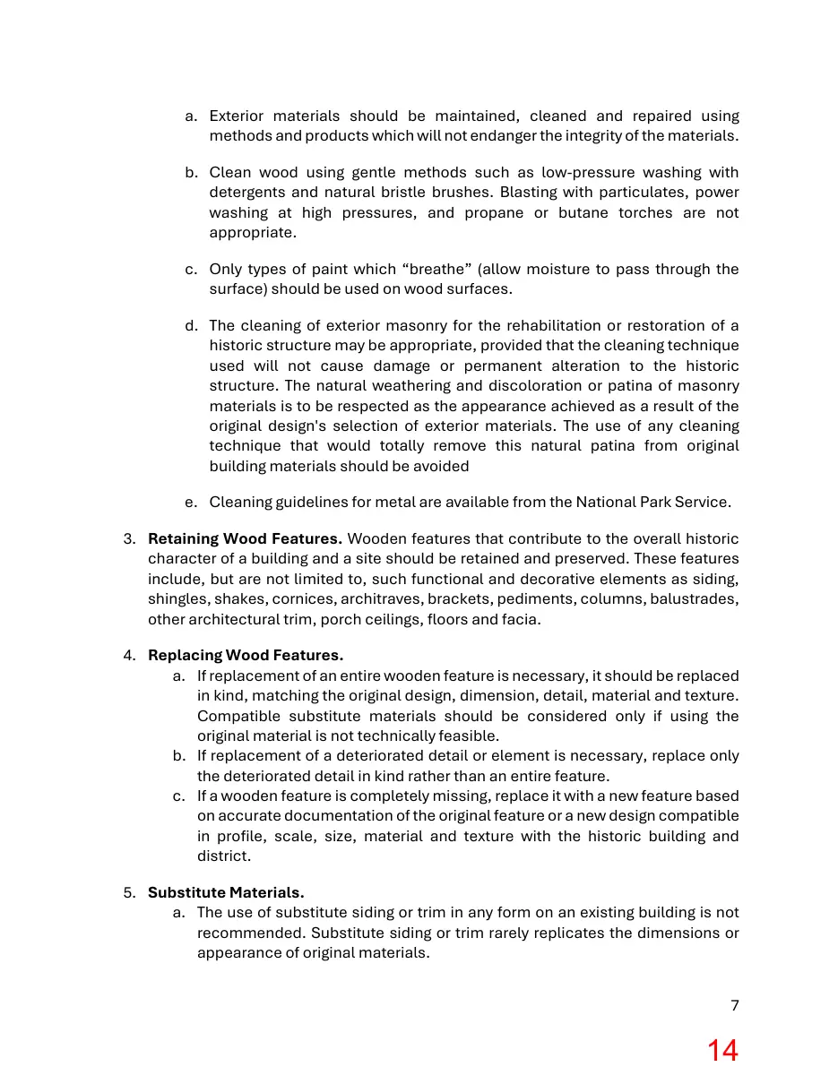 Page 14 of the packet; its text follows