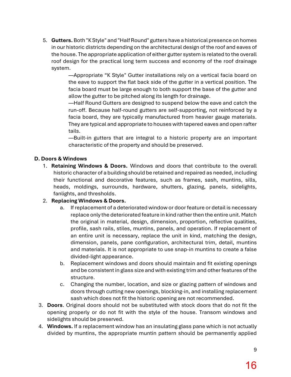 Page 16 of the packet; its text follows