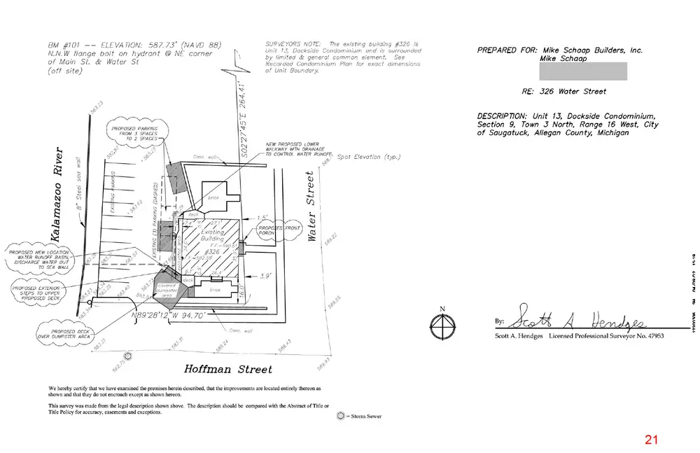 Page 21 of the packet, a scanned page