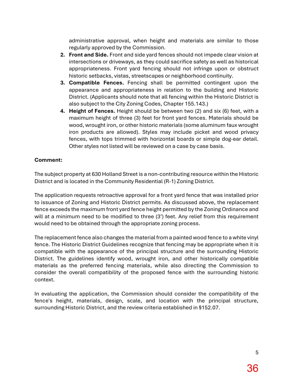 Page 36 of the packet; its text follows