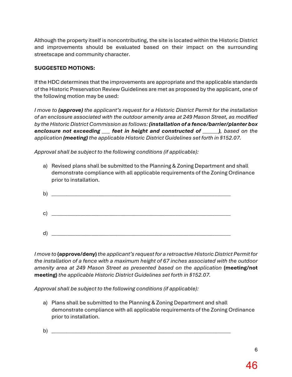 Page 46 of the packet; its text follows