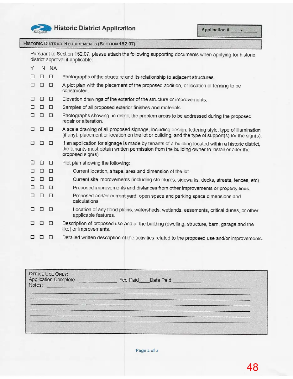 Page 48 of the packet, a scanned page