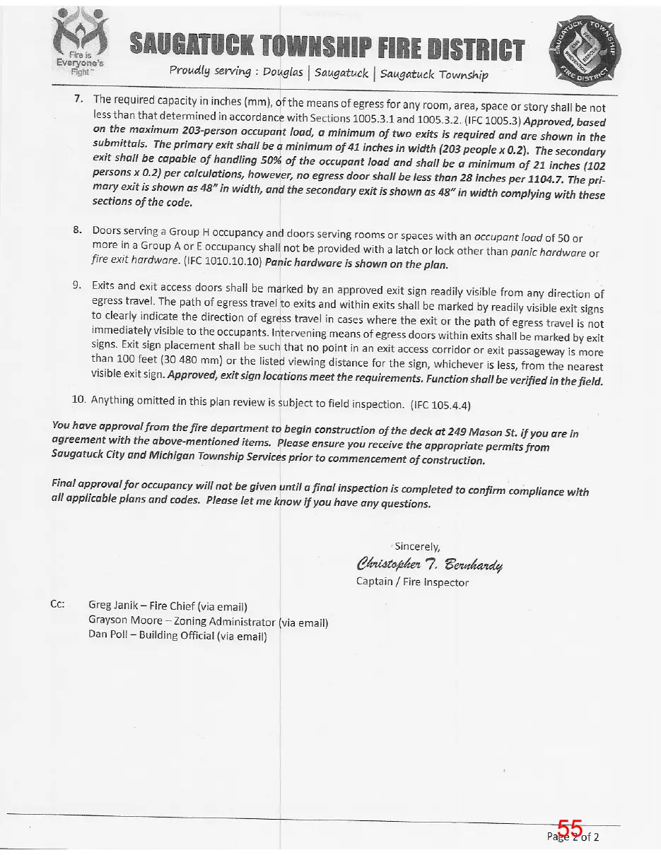Page 55 of the packet, a scanned page
