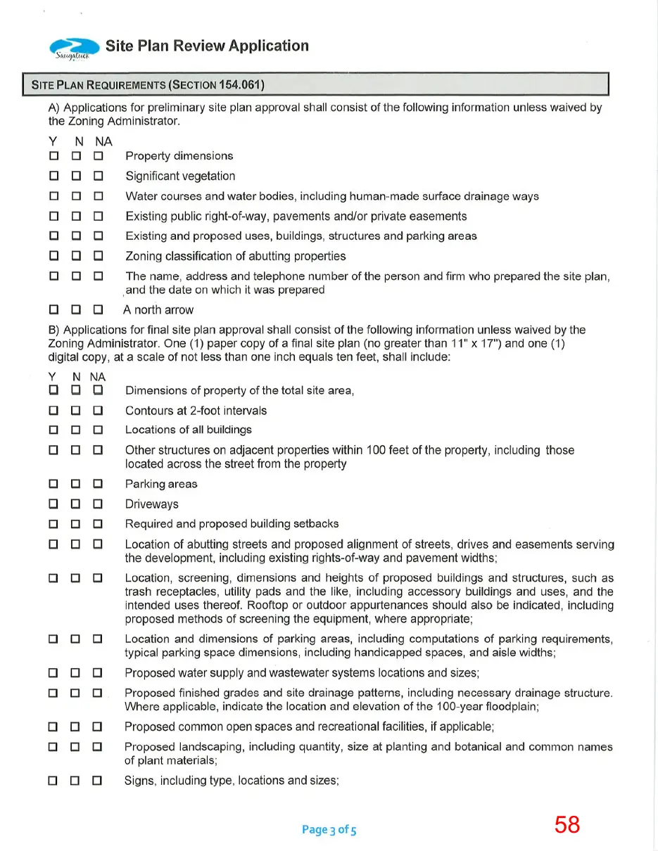 Page 58 of the packet, a scanned page