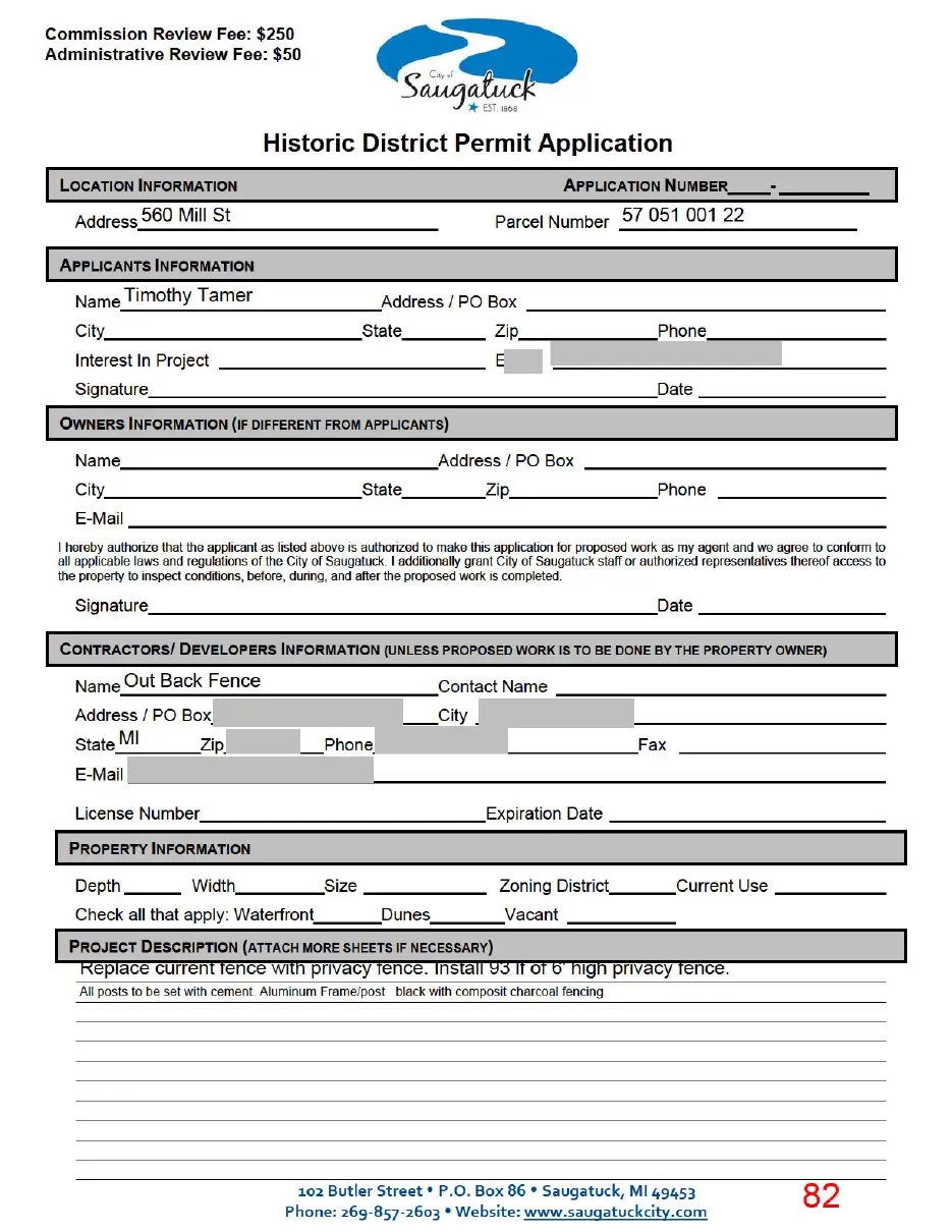 Page 82 of the packet, a scanned page