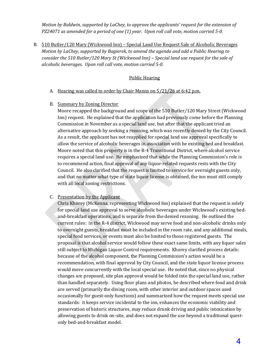 Page 4 of the packet; its text follows