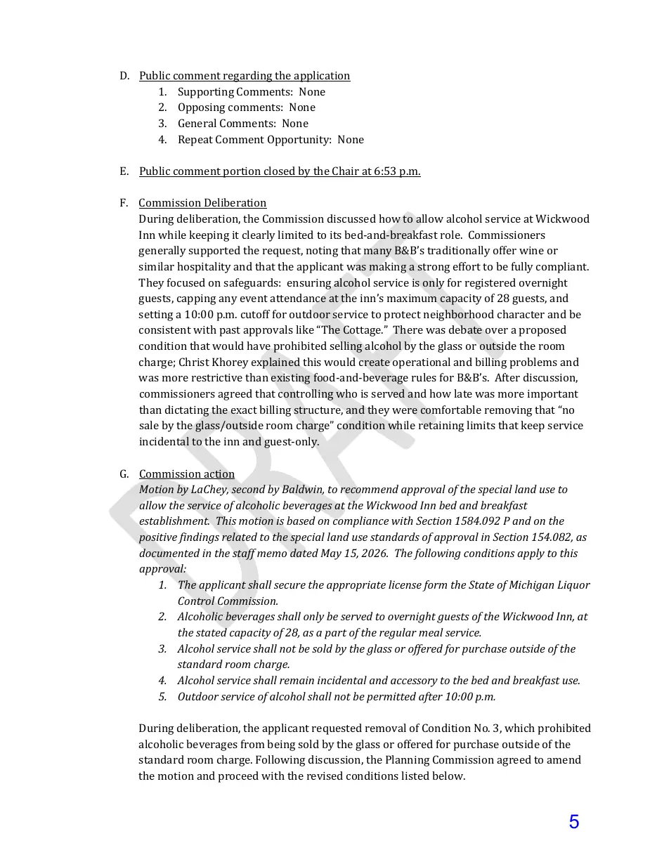 Page 5 of the packet; its text follows