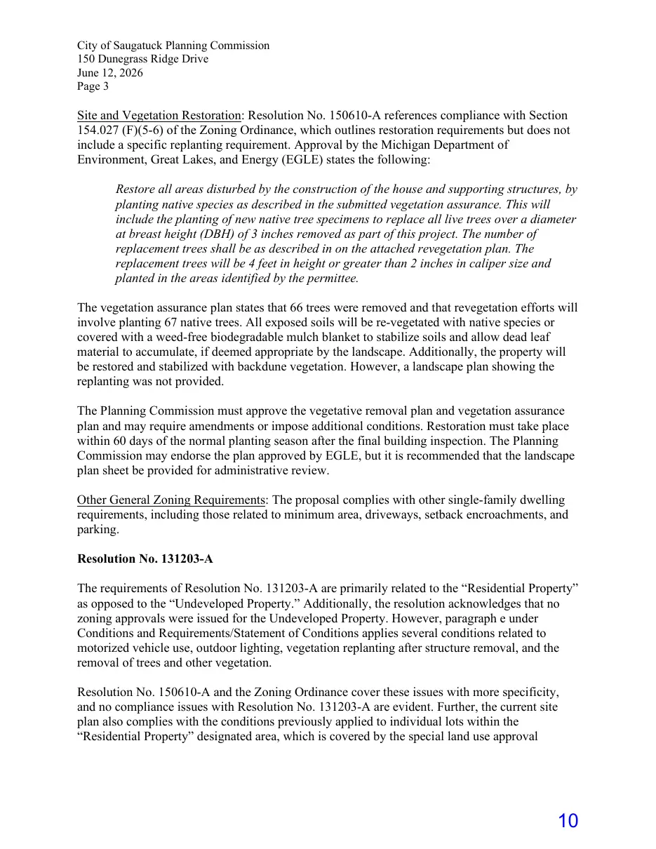 Page 10 of the packet; its text follows