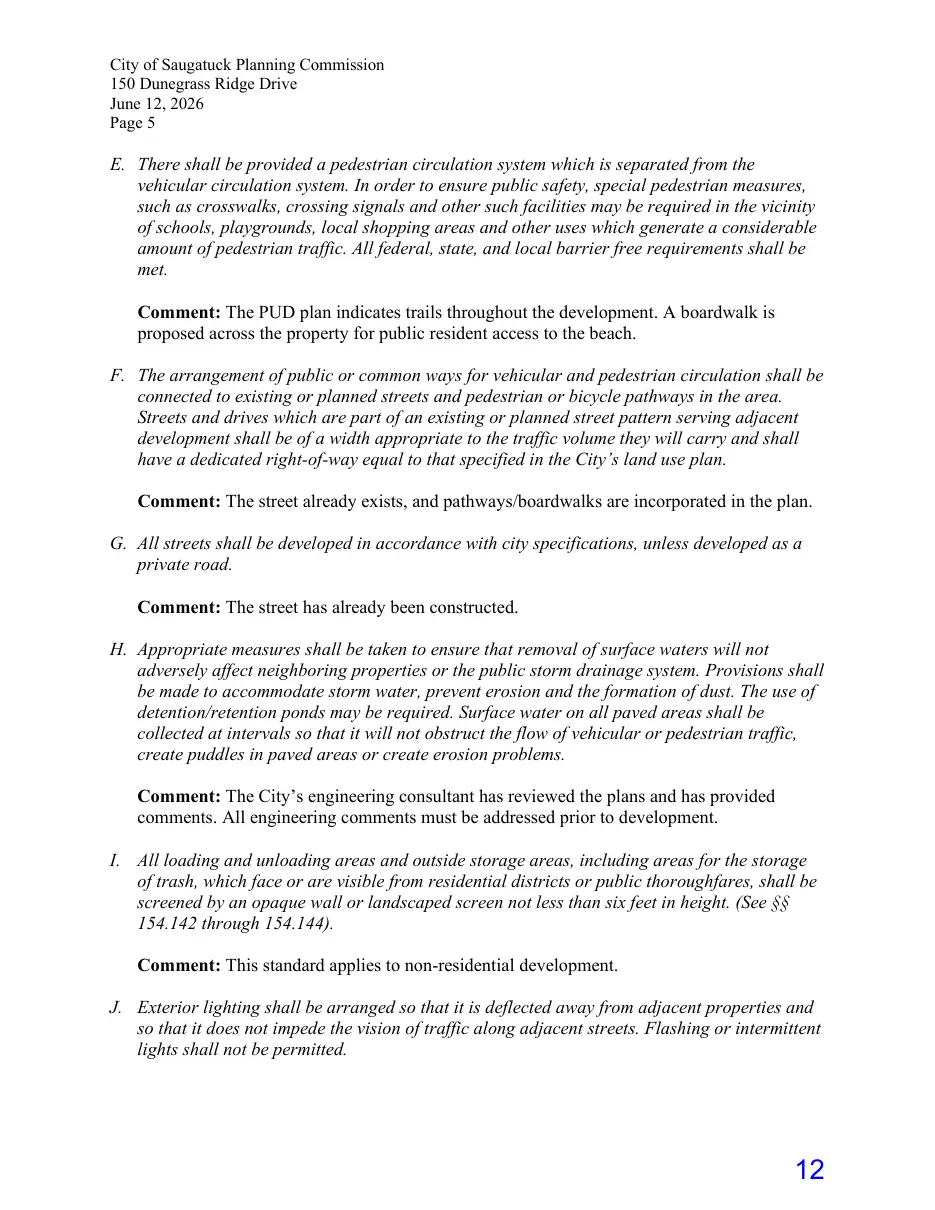 Page 12 of the packet; its text follows