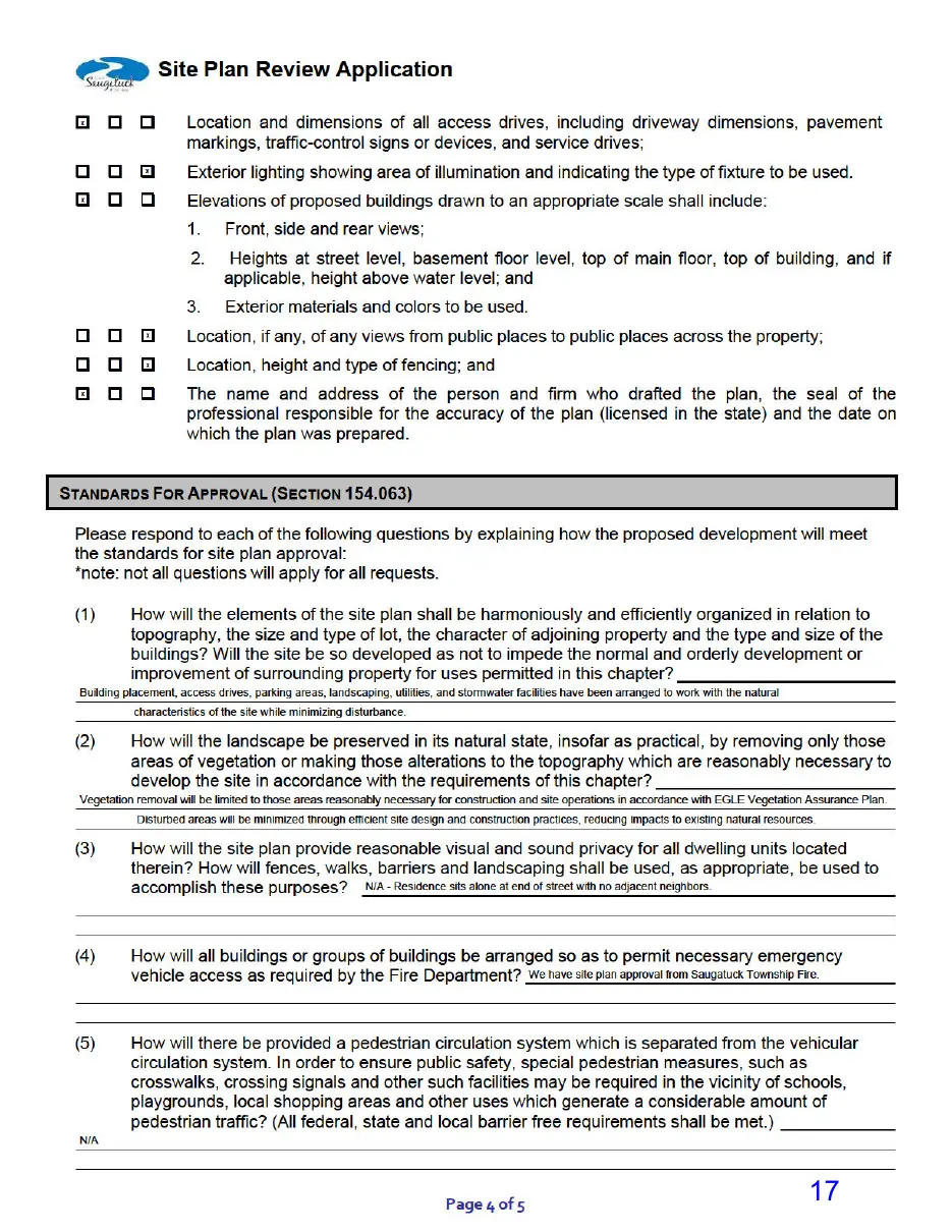 Page 17 of the packet, a scanned page