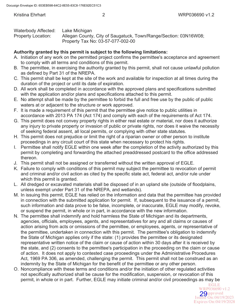 Page 29 of the packet; its text follows