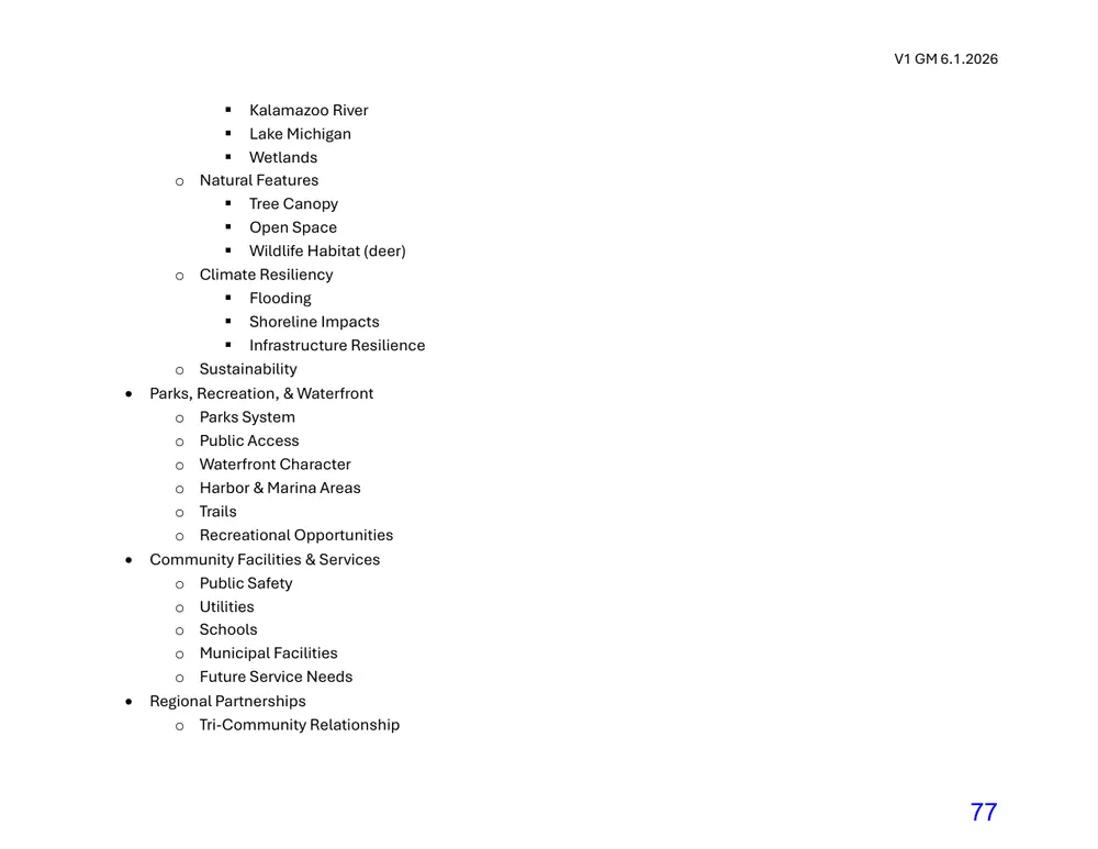 Page 77 of the packet; its text follows