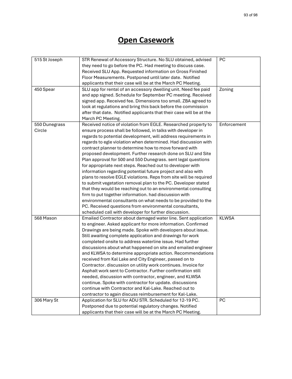 Page 93 of the packet; its text follows